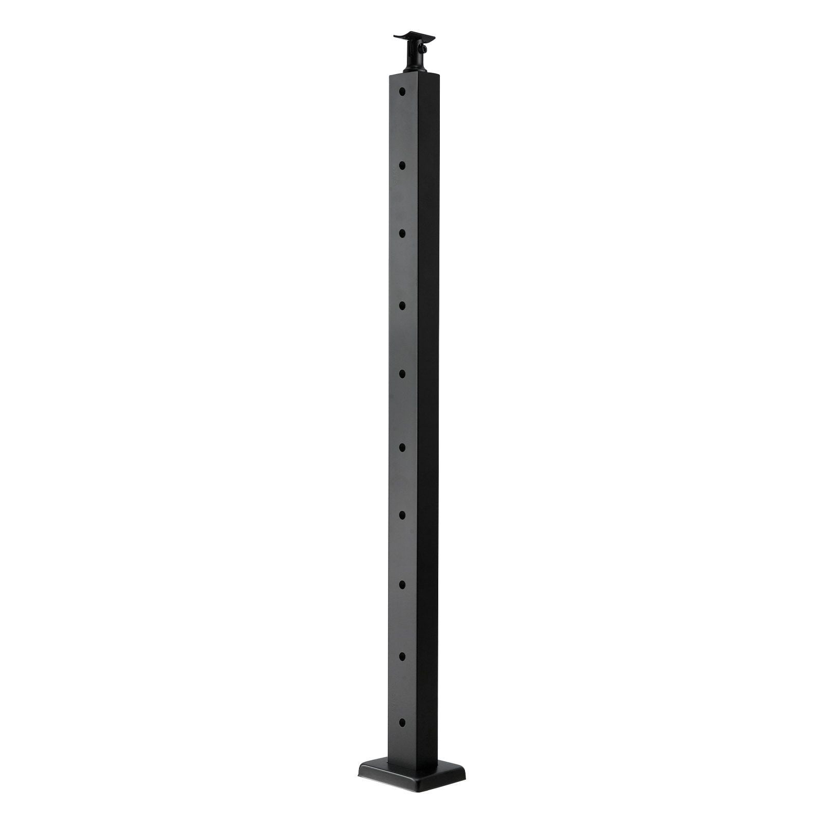 4-Pack Black Cable Railing Post for Deck, Stainless Steel 36x1x2 Inch ...