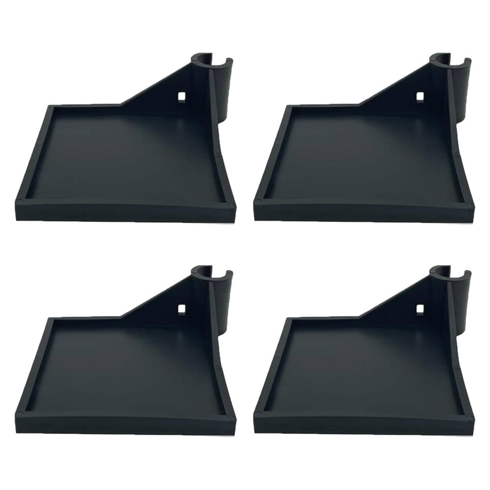 4-Pack Black Grow Tent Corner Racks For Hygrometers, Cameras and ...