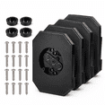 Siding Guard 4 Pack Black Siding Mounting Blocks For Outdoor Light And Camera ...