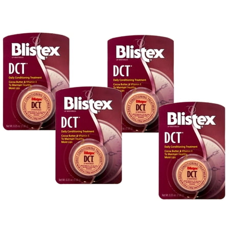 4 Pack Blistex - DCT Daily Conditioning Treatment For Lips 0.25 oz Each