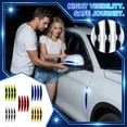 thumbnail image 1 of 4-Pack Blue Reflective Car Door & Protective Strips, High-Visibility Anti-Scratch, Anti-Collision & Anti-Rub Paint Protection Stickers for Safe Night Driving, Daily Parking for Fam, 1 of 5