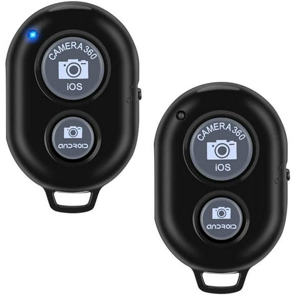4 Pack Bluetooth Camera Remote Control Shutter for Smart Phones, Wireless Camera Remote Control Compatible with iPhone/Android
