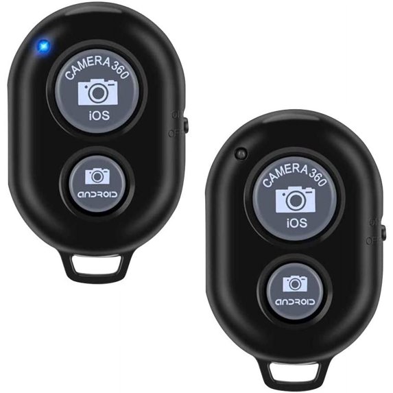 4 Pack Bluetooth Camera Remote Control Shutter for Smart Phones, Wireless Camera Remote Control Compatible with iPhone/Android