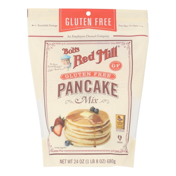 (4 Pack)Bob's Red Mill Gluten Free Pancake Mix, 24 Oz