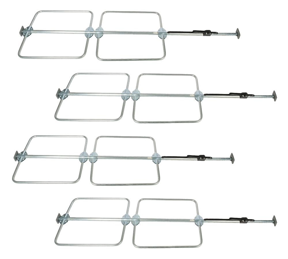(4 Pack) Bolt-On Hoop Set For Load Locks 1