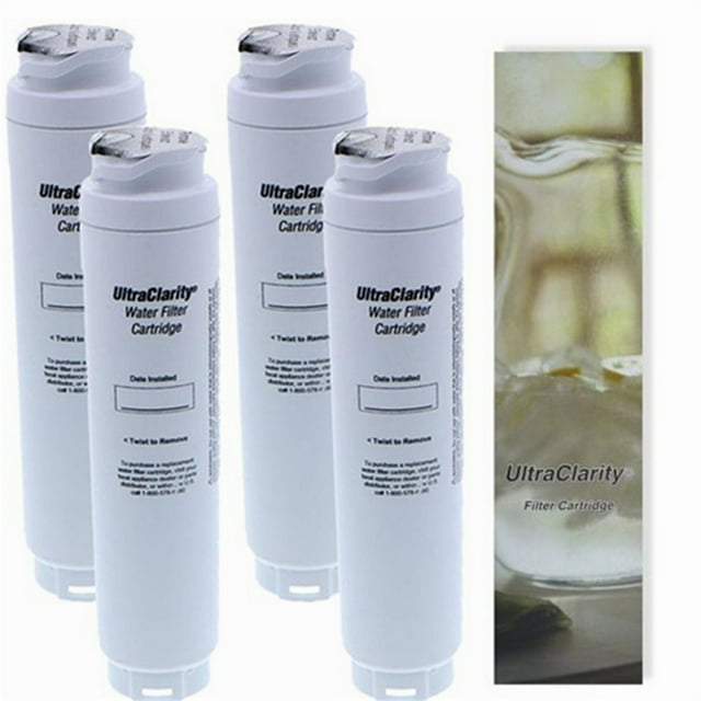 4 Pack Bosch 9000 705475 777508 UltraClarity Refrigerator Water Filter