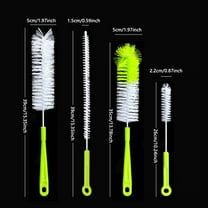 4-Pack Bottle Cleaning Brush Set - Long Bottle Cleaner for Washing Hummingbird Feeder Plus Kettle Cleaner Straw Brush Kettle Spout/Lid Cleaner