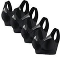thumbnail image 1 of 4 Pack Bras for Women Posture Correcting Bra for Seniors No Underwire Everyday Bras Ice-Silk Seamless Push Up Bras 2 Pack, 1 of 13
