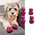 thumbnail image 1 of 4-Pack Breathable Mesh Dog Boots with Adjustable Straps,Anti-Slip Paw Protection Shoes for Small and Medium Dogs,Lightweight Summer Pet Booties,Size S, 1 of 9