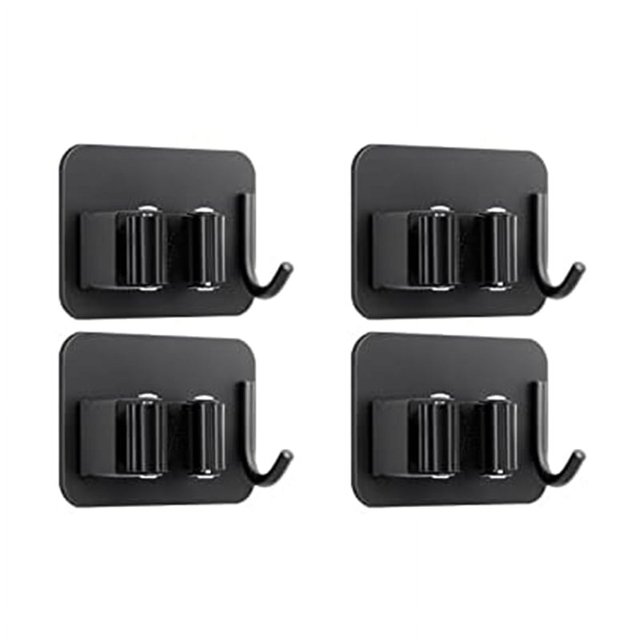 4 Pack Broom Holder Wall Mount, Mop and Broom Holder Wall Mount, Self