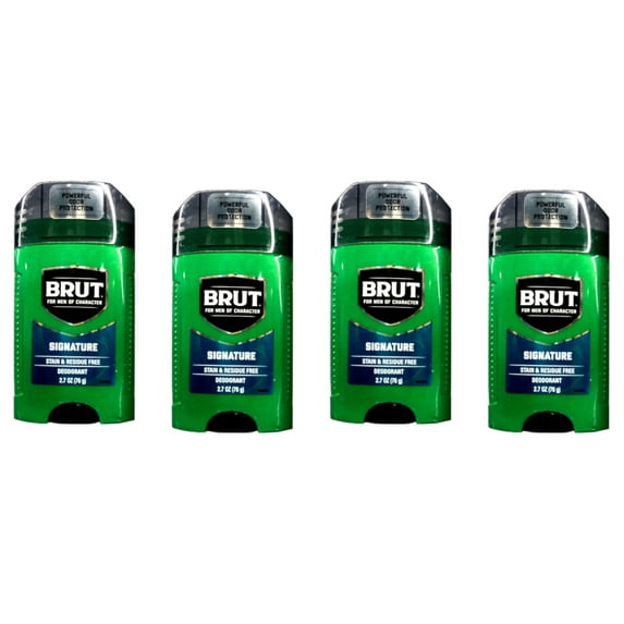 4 Pack Brut Deodorant Stick Original Fragrance 2.25 Oz Each