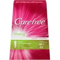 thumbnail image 1 of 4 Pack - CAREFREE Thong Pantiliners, Regular Unscented 49 ea, 1 of 1