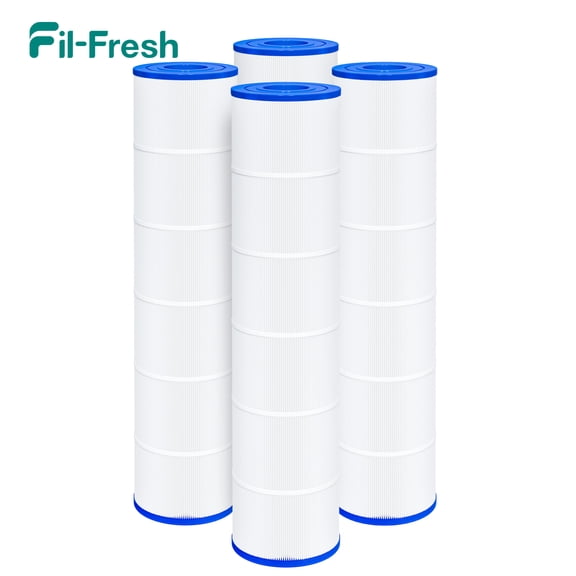 Fil-Fresh CCP520 Pool Filter Cartridge 4-Pack Compatible with Pentair Clean & Clear Plus 520 160332 178585 | Replaces R173578 Pleatco PCC130 Unicel C-7472 Filbur FC-1978 Pure N Clean PC-1978 | 32" x