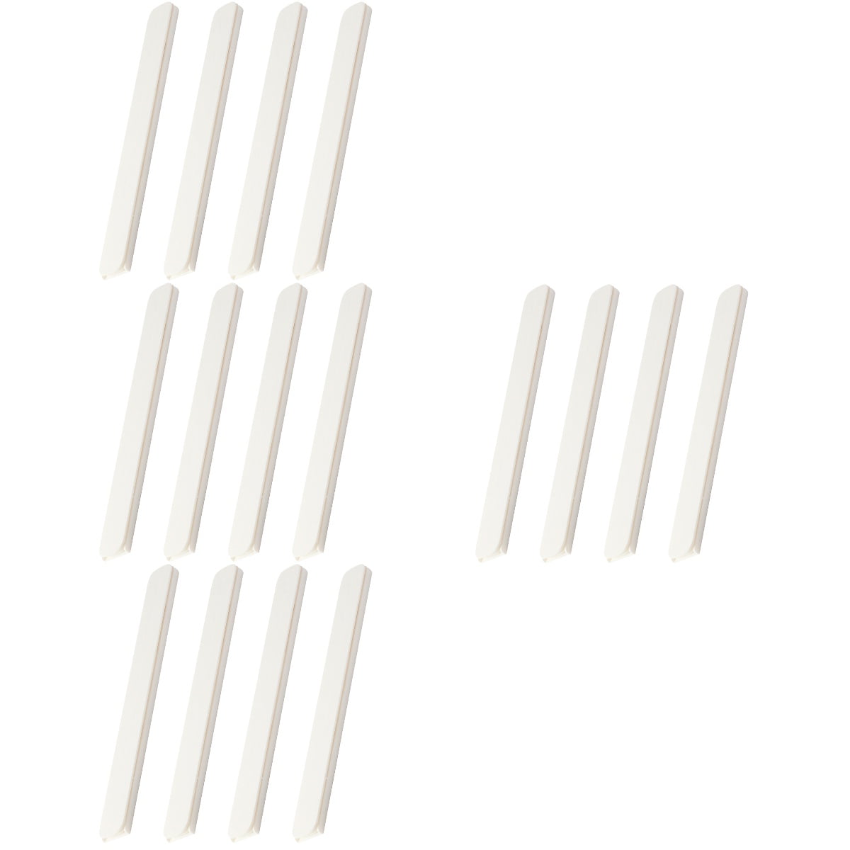 File Rack Slides 4 Pack Cabinet Drawer Slides File Rails Center Mount Track White ...