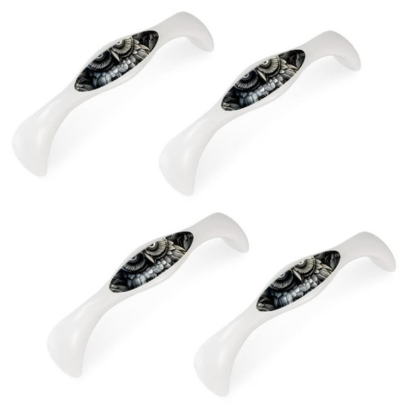 4 Pack Cabinet Knobs Owl Cabinet Pulls Kitchen Cabinet Handles