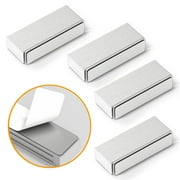 4 Pack Cabinet Magnetic Catch Adhesive Door Magnets for Cabinet Magnets Strong Magnetic Catches for Cupboards Drawer Magnet Kitchen Cabinet Magnets for Closure Closet Door Closing