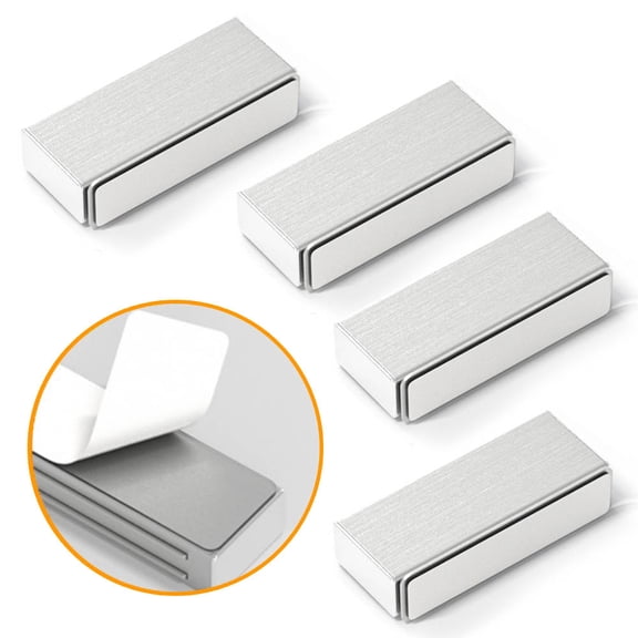 4 Pack Cabinet Magnetic Catch Adhesive Door Magnets for Cabinet Magnets Strong Magnetic Catches for Cupboards Drawer Magnet Kitchen Cabinet Magnets for Closure Closet Door Closing