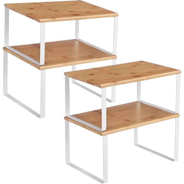 4 Pack Cabinet Organizer Shelf, Kitchen Counter Shelves, Kitchen Storage, Spice Rack