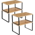 thumbnail image 1 of 4 Pack Cabinet Organizer Shelf, Kitchen Counter Shelves, Kitchen Storage, Spice Rack, 1 of 9