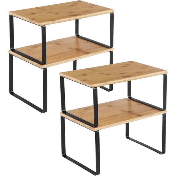 Condiments Holder Rack 4-Tier Black Metal Spice Rack Organizer, Step Shelf Seasoning Storage ...