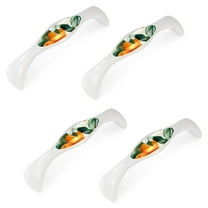 4 Pack Cabinet Pulls Modern Kitchen Cabinet Handles Orange Drawer Pulls