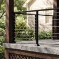 thumbnail image 1 of 4-Pack Cable Railing Kit Black, 1 of 6