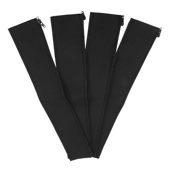 4 Pack Cable Tidy Tube for TV Computer Home Entertainment,Cable Management Zipper Sleeve Cable Organisers Sleeve,4 * Cable Sleeves,black