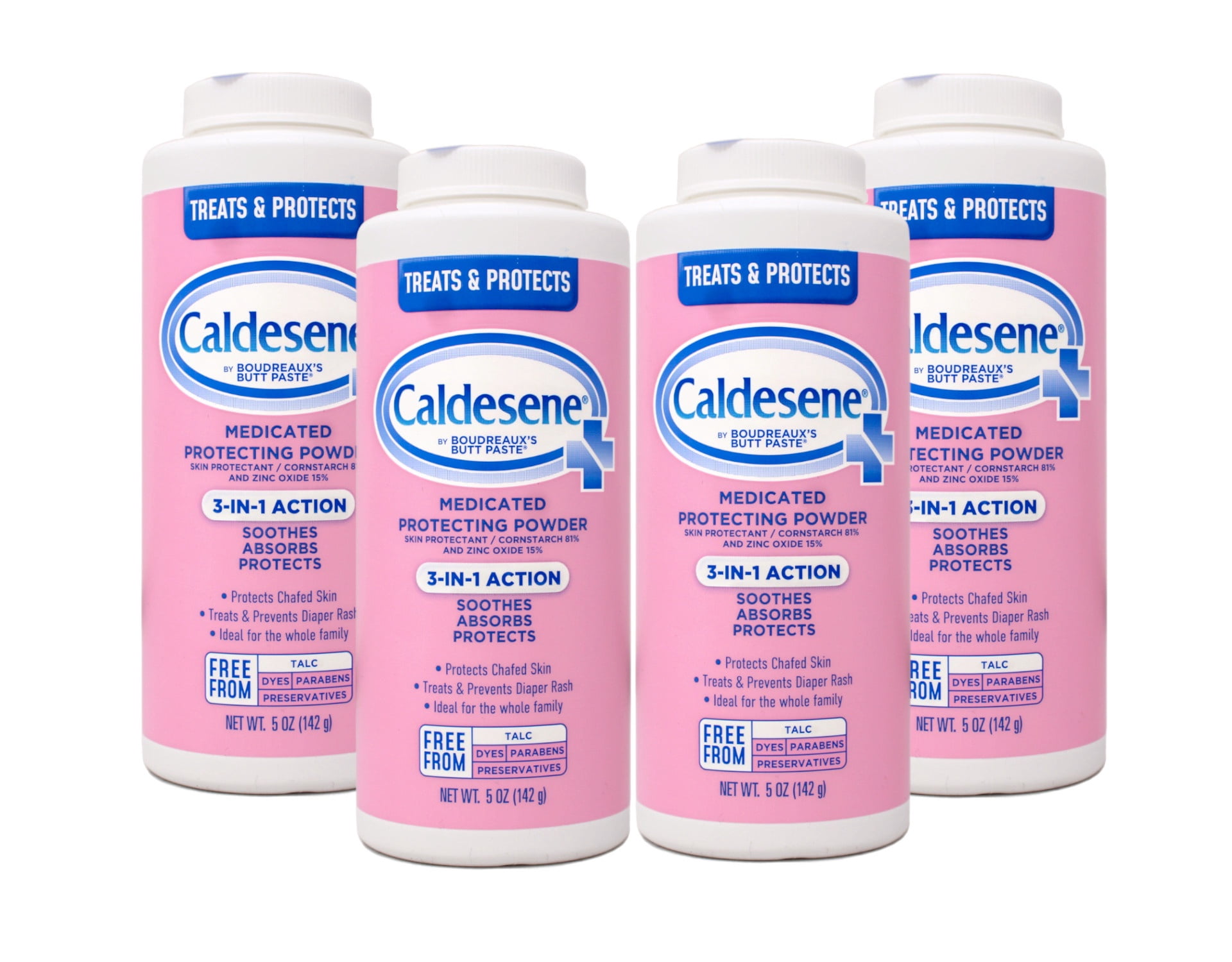4 Pack - Caldesene Protecting Powder 5 oz