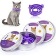 thumbnail image 1 of SkyAuks Adjustable Calming Collar for Cats, Lavender Scent, Reduces Stress, Up to 15 Inches, 4 Pack, 1 of 7