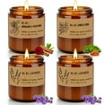thumbnail image 1 of VGGFDY Soy Wax Aromatherapy Candles Lavender, Amber & Moss, Sandalwood Rose, 4 count, 1 of 7