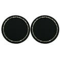 thumbnail image 1 of 4-Pack Car Cup Holder Mats, Non-Slip Bottle Seat Cushions, Universal 2.75-inch Dia Coaster Inserts, Durable Elastic Ring for Vehicle Console, Black Wear-Resistant Drink Stabilizers, 1 of 6