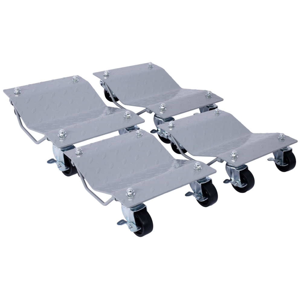 4 Pack Car Dolly, Car Wheel Dollies, 6000 Lbs Pound Total Capacity