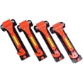 4 Pack Car Emergency Escape Window Breaker And Seat Belt Cutter Hammer