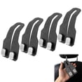 4 Pack Car Seat Headrest Hook Bag Purse Holder with Double Metal Hook ...
