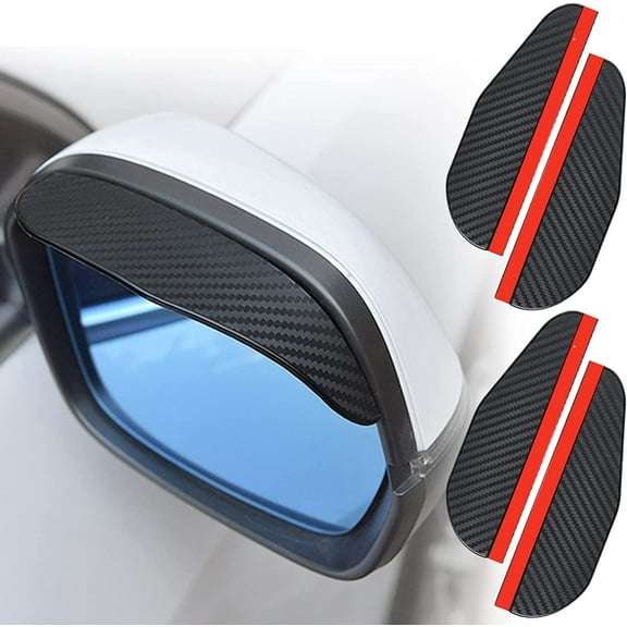 4 Pack Car Side Mirror Rain Guard Car Rear View Mirror Rain Dust Cover Snow Ice Mirror Covers Universal Size for Cars, Truck, SUV