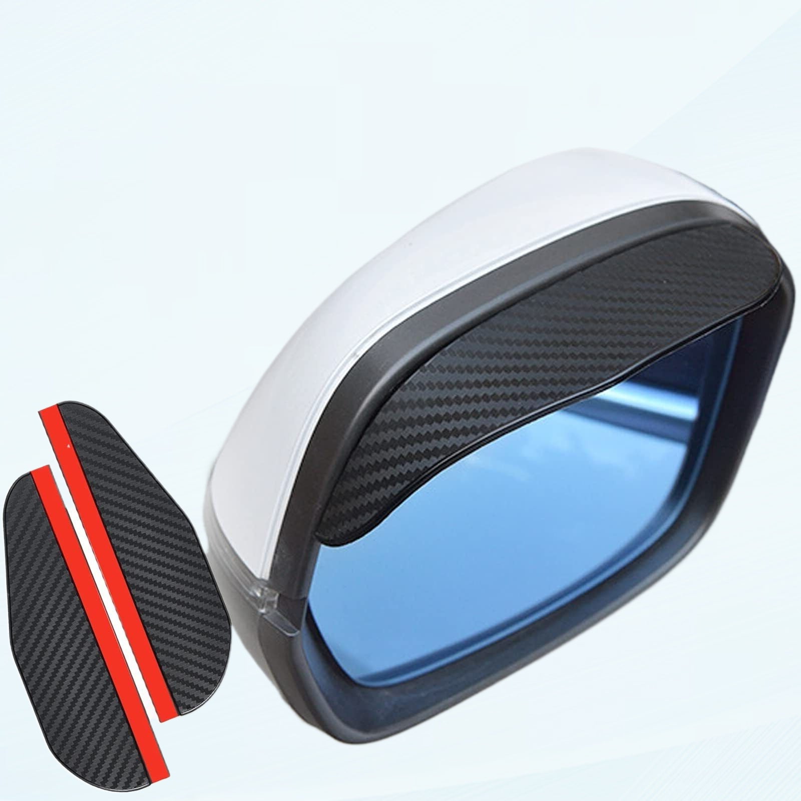 4 Pack Car Side Mirror Rain Guard Rear View Mirror Cover Rain Dust Snow