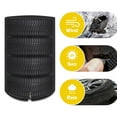thumbnail image 1 of 4 Pack Car Tire Covers Waterproof Cloth Winter Storage 25.6-47.2in Heavy Duty Polyester Adjustable Drawstring Windproof Outdoor Protection Dustproof RV SUV, 1 of 5