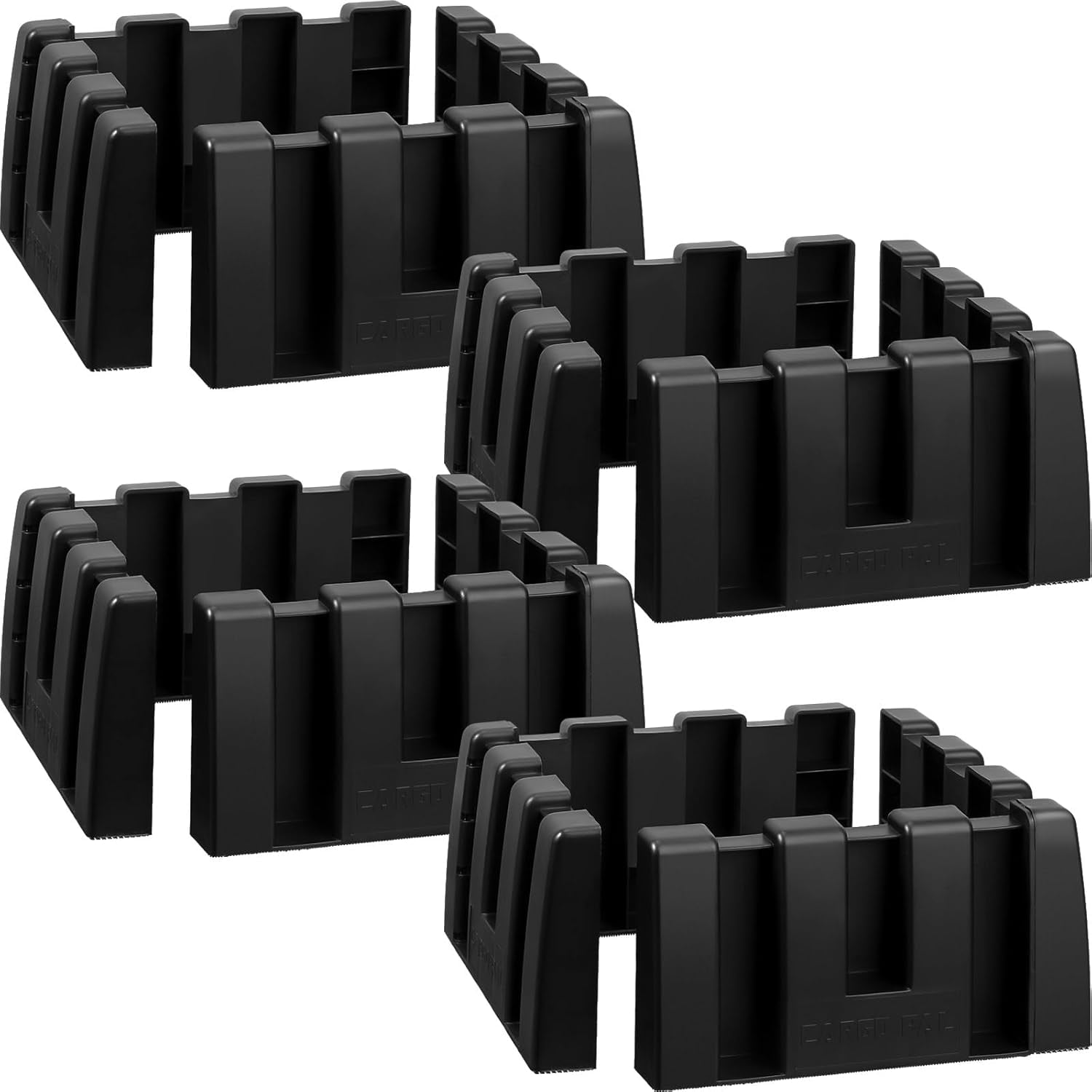 4 Pack Car Trunk Organizer Blocks for Back of SUV Multipurpose Storage ...