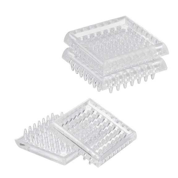 Uxcell Carpet Protectors Spiked Caster Cup Spiked Furniture Cup 4Pcs