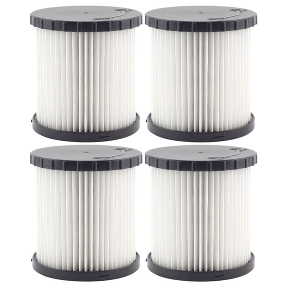 4 Pack Cartridge HEPA Filters Replacement Part DCV5801H Compatible with DeWalt DCV580 & DCV581H Wet Dry Vacuums