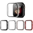 4 Pack Case Compatible for Apple Watch Series 8 & Series 7 41mm with