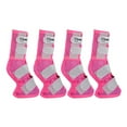 thumbnail image 1 of 4 Pack Cashel Fly Prevention Warmblood Horse Leg Guard Cool Mesh Boots Pink, 1 of 3