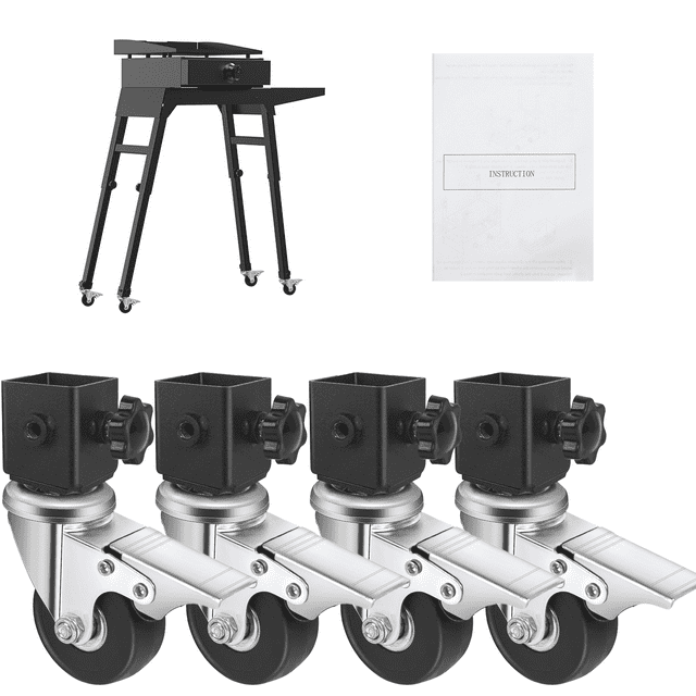 4 Pack HighQuality Caster Wheels for Blackstone 17" & 22" Griddle