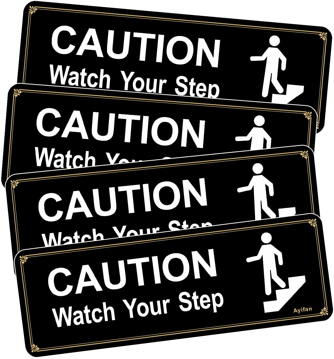 Ayifan 4 Pack Authorized Personnel Only Sign ,3M Self