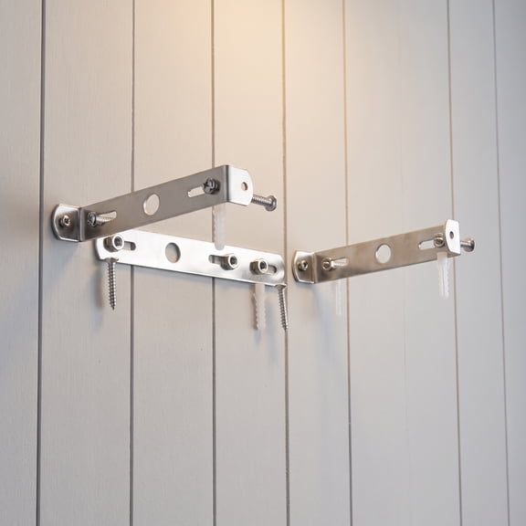 4 Pack Ceiling Light Brackets Stainless Steel Pendant Light Fitting Kit for Chandeliers & Sconces