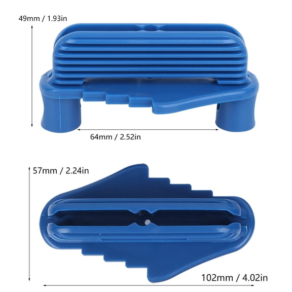 4-Pack Center Line Gauge Scriber with 4 Pens, ABS Plastic Marking Tool for Woodworking, 1/16-1/2 Inch Sidelines, 64mm Thickness 4pcs