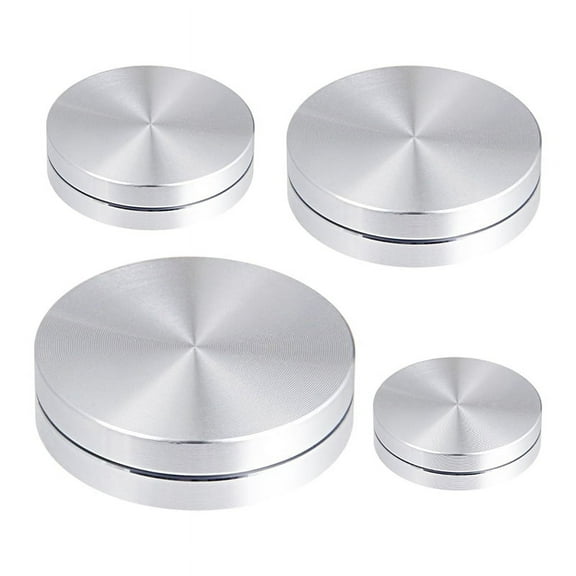 4 Pack Ceramic Pottery Throw Trimming Rotary Tools, 25mm/30mm/38mm/45mm Turntable for Artists