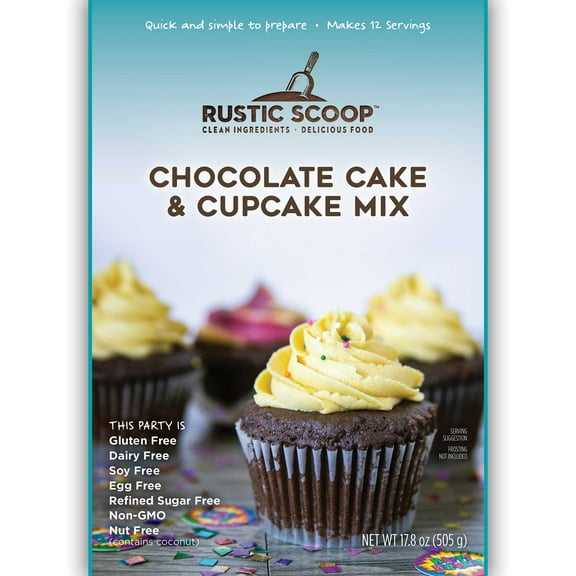 (4 Pack) Chocolate Cake and Cupcakes Baking Mix 17.8 oz
