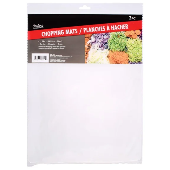 4 Pack Chopping Mats Flexible 14X11 Large Dishwasher Safe Kitchen Cutting Boards