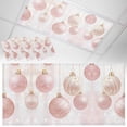 thumbnail image 1 of 4 Pack Christmas Balls Fluorescent Light Covers for Ceiling Lights Pink Stripe Snowflake Texture Magnetic Ceiling Light Covers Overhead Light Filters for Office Classroom Home, 1 of 9